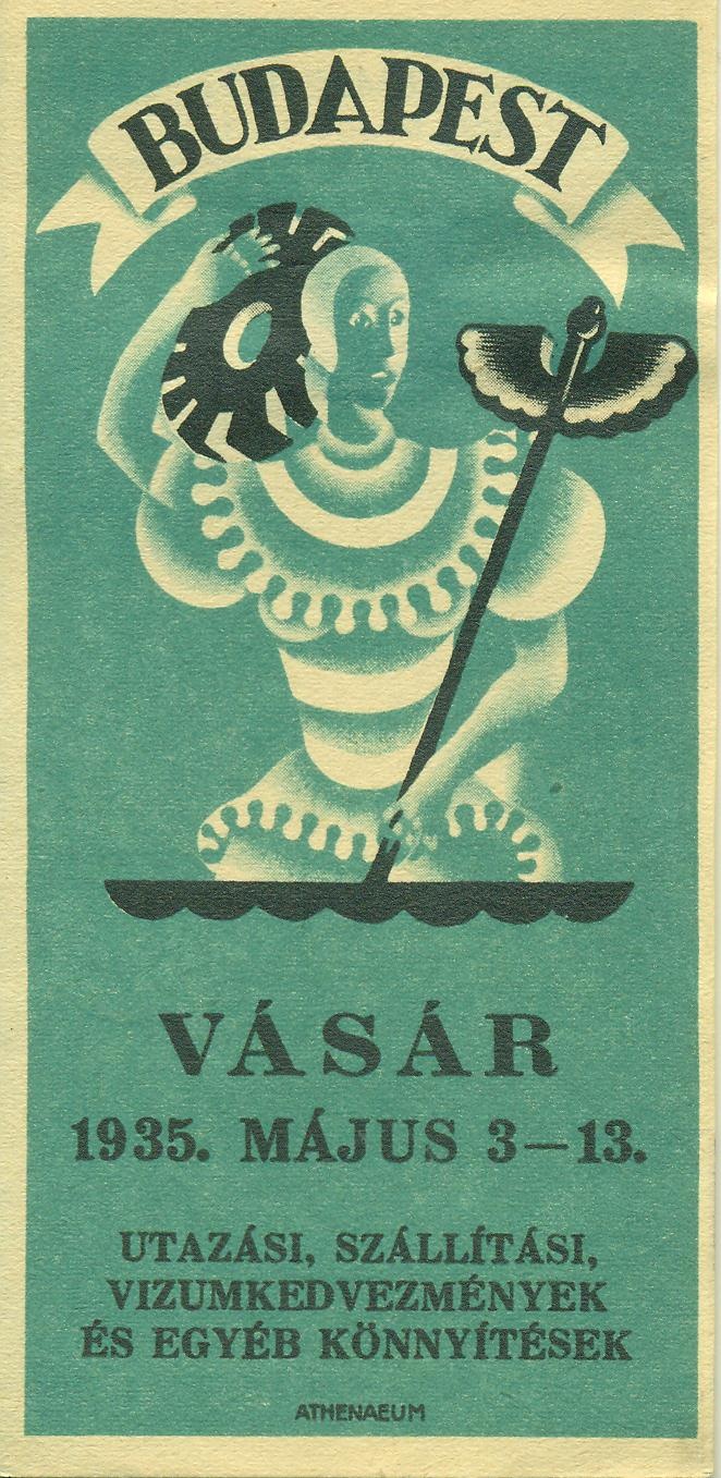 BUDAPESTI NEMZETKÖZI VÁSÁR 1935. MÁJUS 3-13. (Magyar Kereskedelmi és Vendéglátóipari Múzeum CC BY-NC-SA)