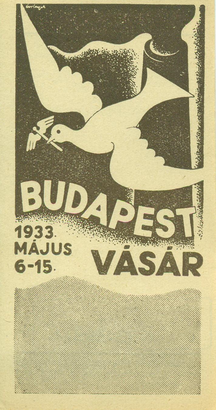 BUDAPESTI NEMZETKÖZI VÁSÁR 1933. MÁJUS 6-15. (Magyar Kereskedelmi és Vendéglátóipari Múzeum CC BY-NC-SA)