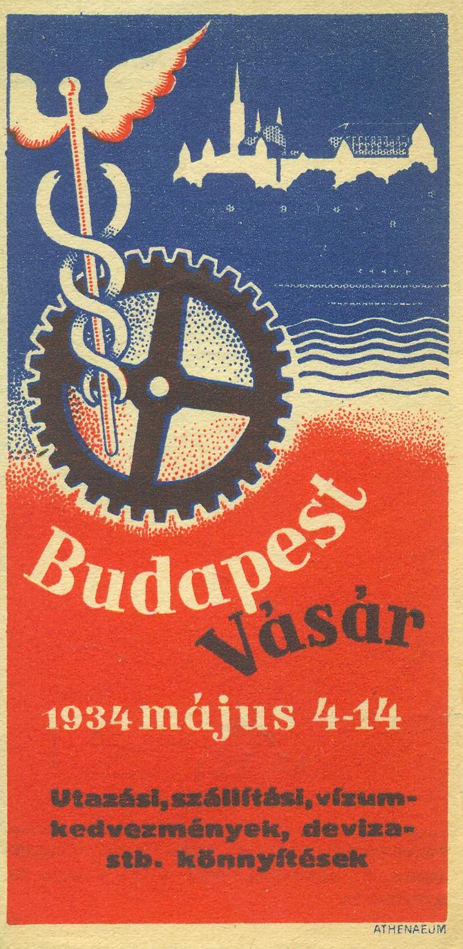 BUDAPESTI NEMZETKÖZI VÁSÁR /1934. MÁJUS 4-14./ (Magyar Kereskedelmi és Vendéglátóipari Múzeum CC BY-NC-SA)