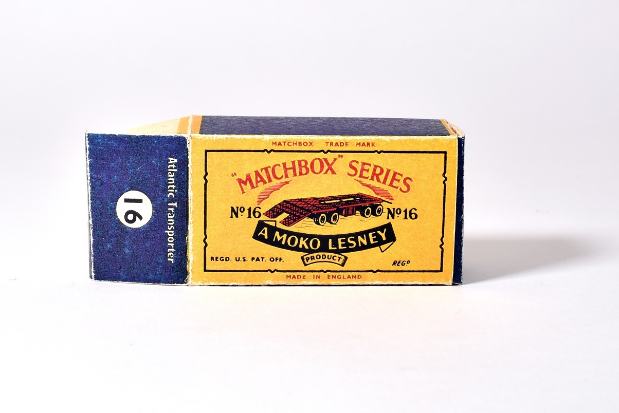 Matchbox doboza: Atlantic Transporter (Óbudai Múzeum CC BY-NC-SA)