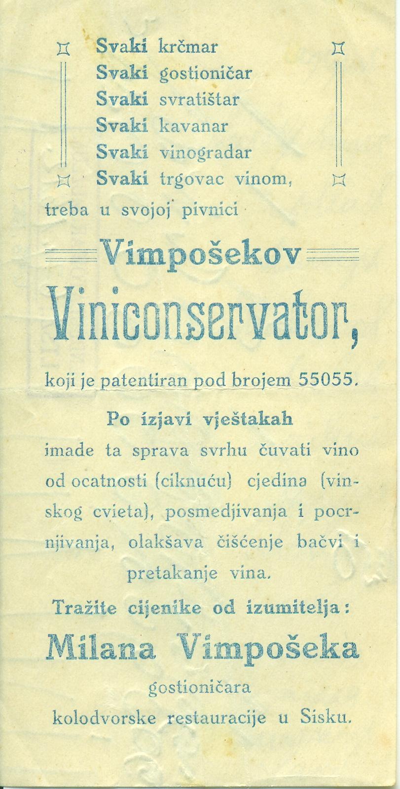 Milana Vimposeka, fogadós (Magyar Kereskedelmi és Vendéglátóipari Múzeum CC BY-NC-SA)