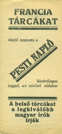 PESTI NAPLÓ/ AZ EST