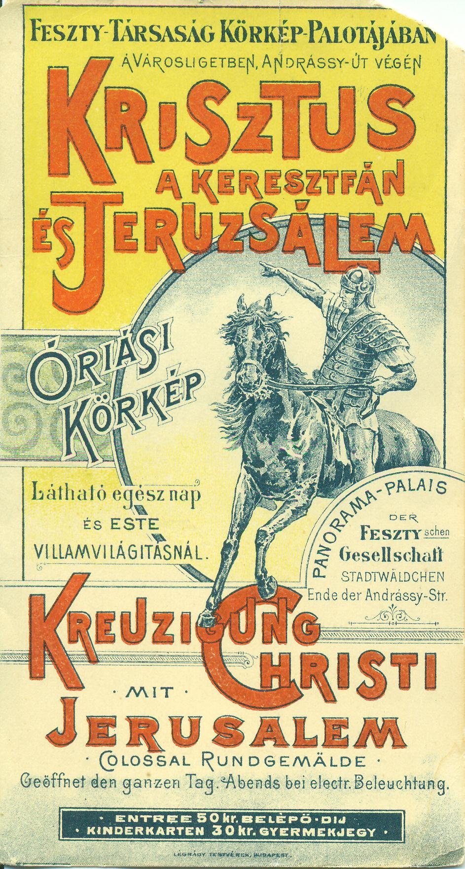 KRISZTUS A KERESZTFÁN ÉS JERUZSÁLEM (Magyar Kereskedelmi és Vendéglátóipari Múzeum CC BY-NC-SA)