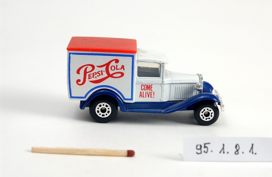 Matchbox: teherautó, Pepsi-Cola (Óbudai Múzeum CC BY-NC-SA)