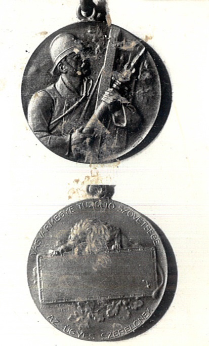 Vasvármegye Tűzoltó Szövetsége az "ügyes szerelőnek" emlékérme bronz fokozat (Katasztrófavédelem Központi Múzeuma CC BY-NC-SA)