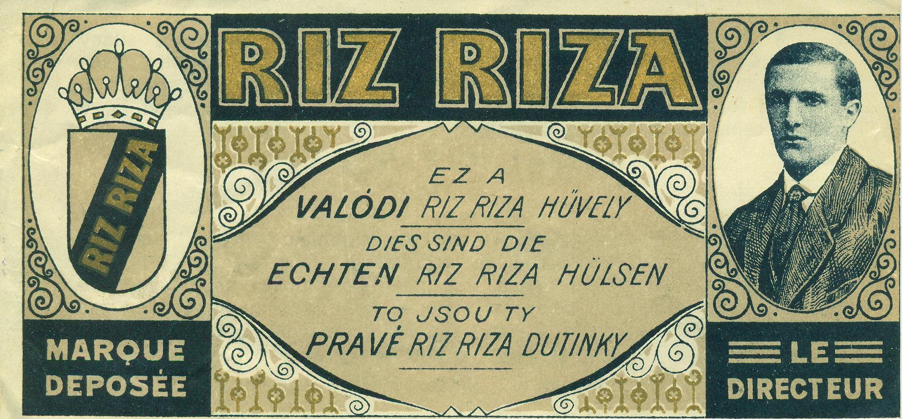 RIZ RIZA (Magyar Kereskedelmi és Vendéglátóipari Múzeum CC BY-NC-SA)