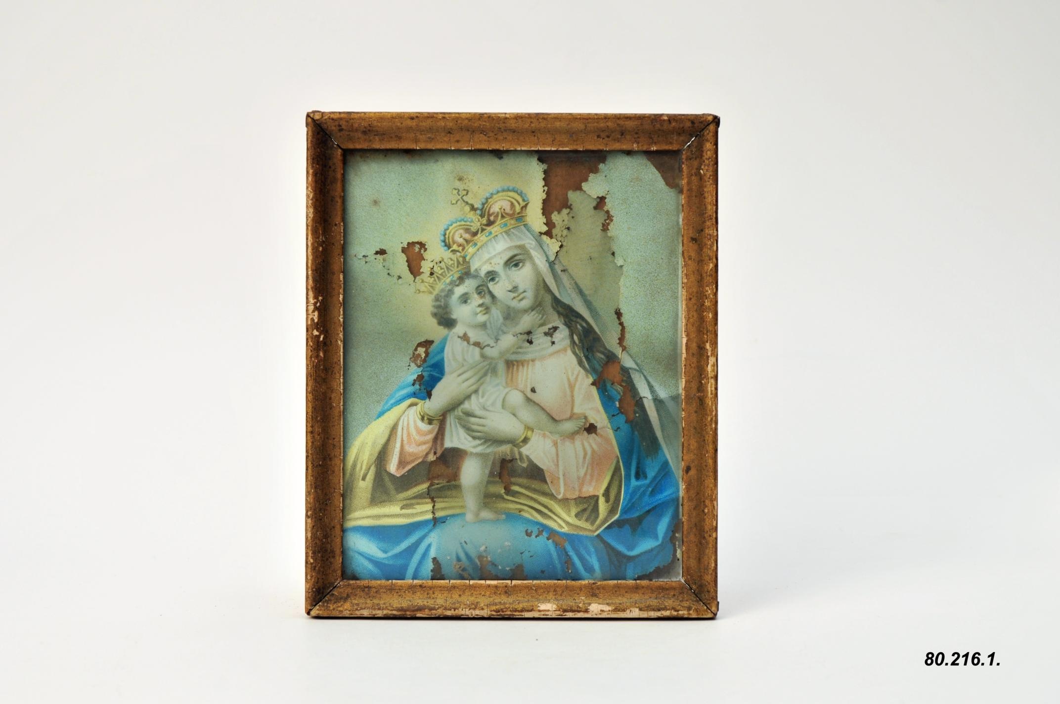Szűz Mária kép (Óbudai Múzeum CC BY-NC-SA)
