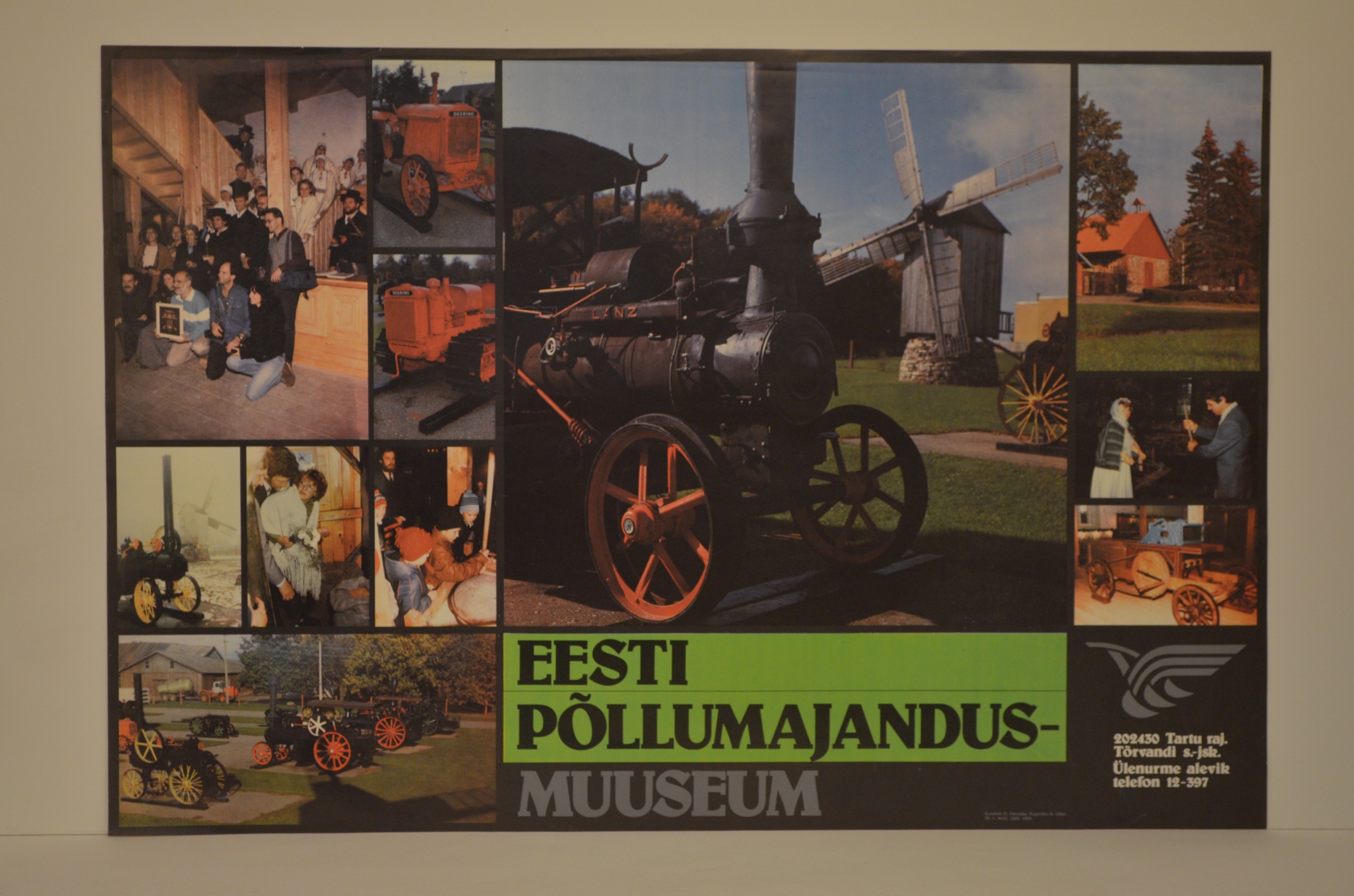 A tartui Eesti Põllumeeste (?) Múzeum plakátja (Magyar Kereskedelmi és Vendéglátóipari Múzeum CC BY-NC-SA)