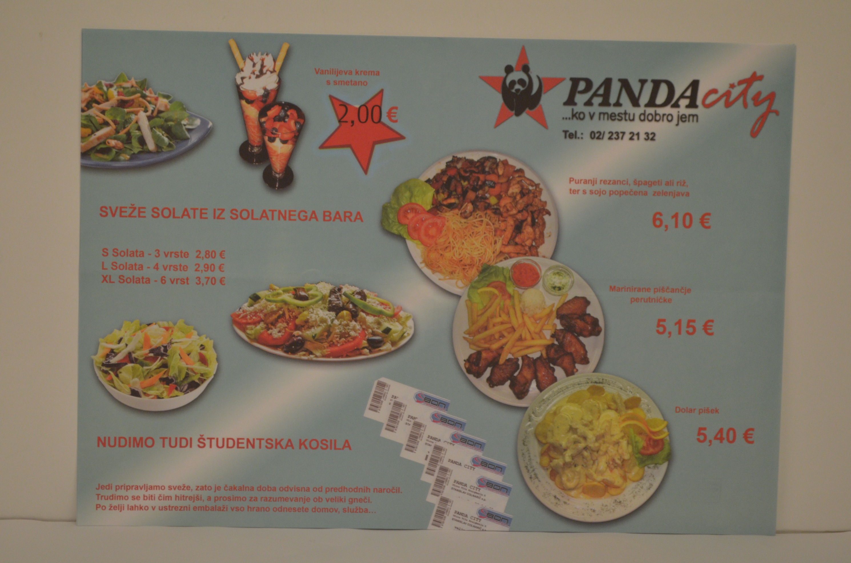 Panda City árjegyzék-plakát (Magyar Kereskedelmi és Vendéglátóipari Múzeum CC BY-NC-SA)