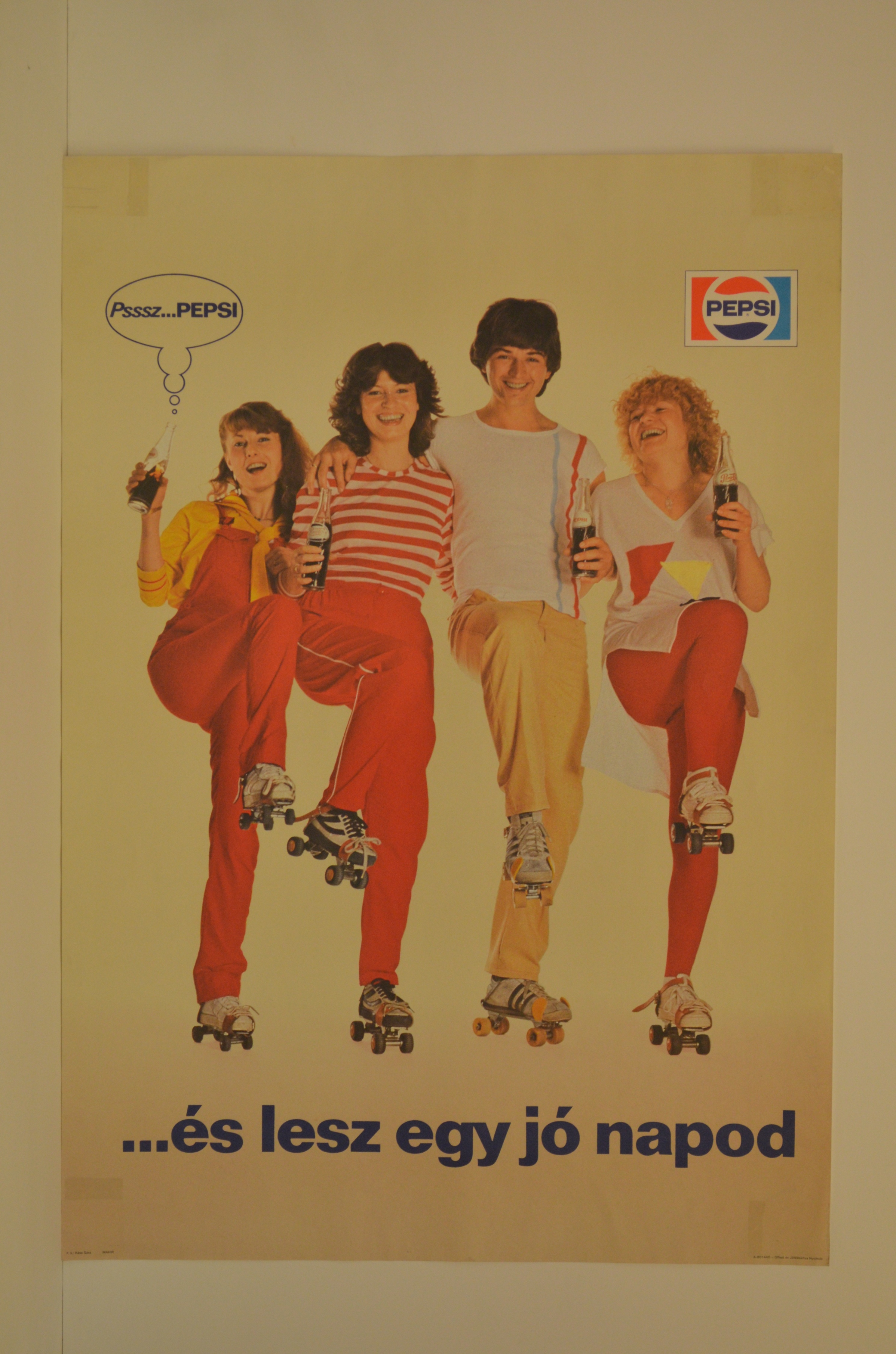 Pepsi Cola reklám (Magyar Kereskedelmi és Vendéglátóipari Múzeum CC BY-NC-SA)