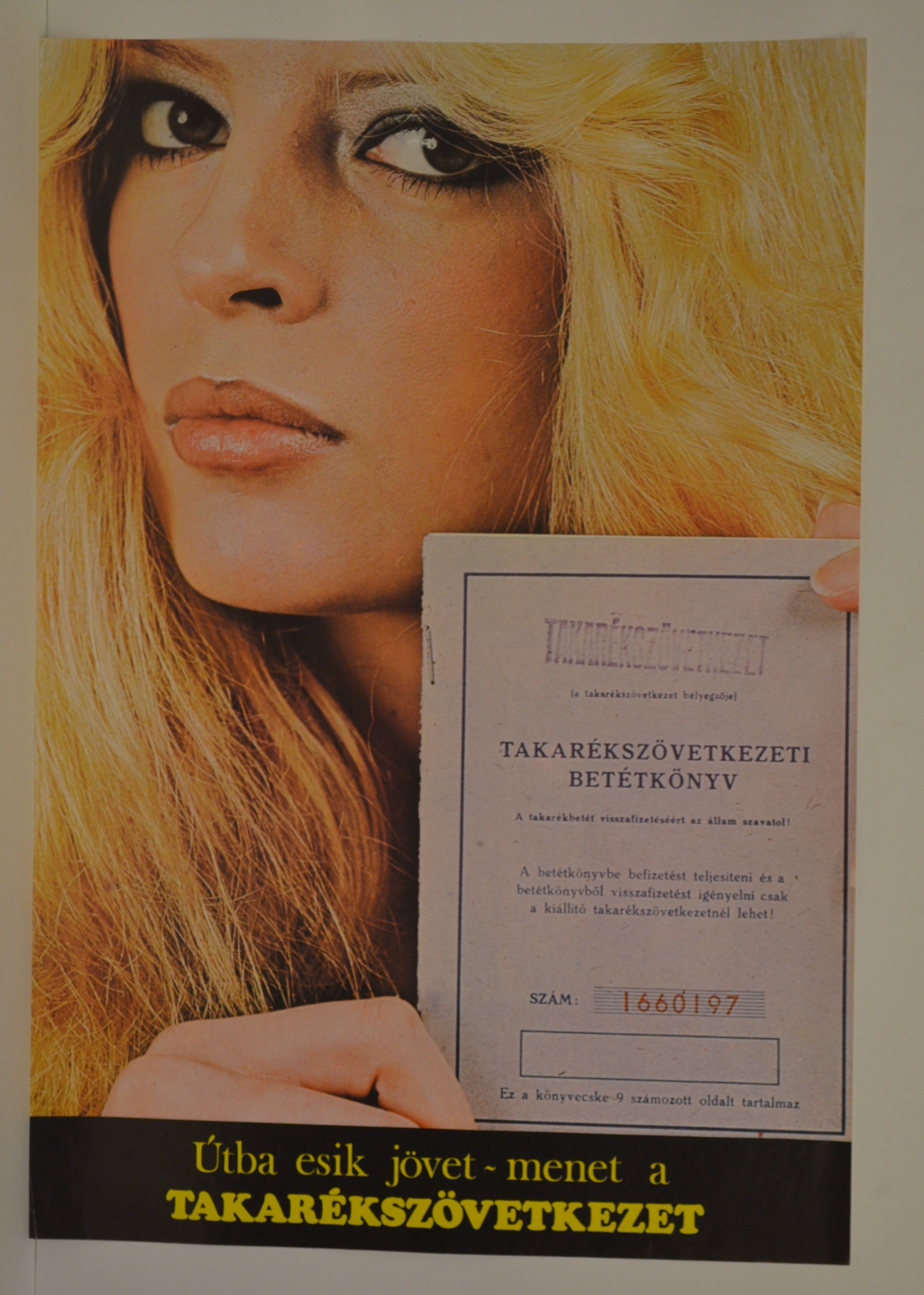 Takarékszövetkezet plakátja (Magyar Kereskedelmi és Vendéglátóipari Múzeum CC BY-NC-SA)
