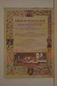 Királyi Szakácsok Nyomdokán esemény plakátja