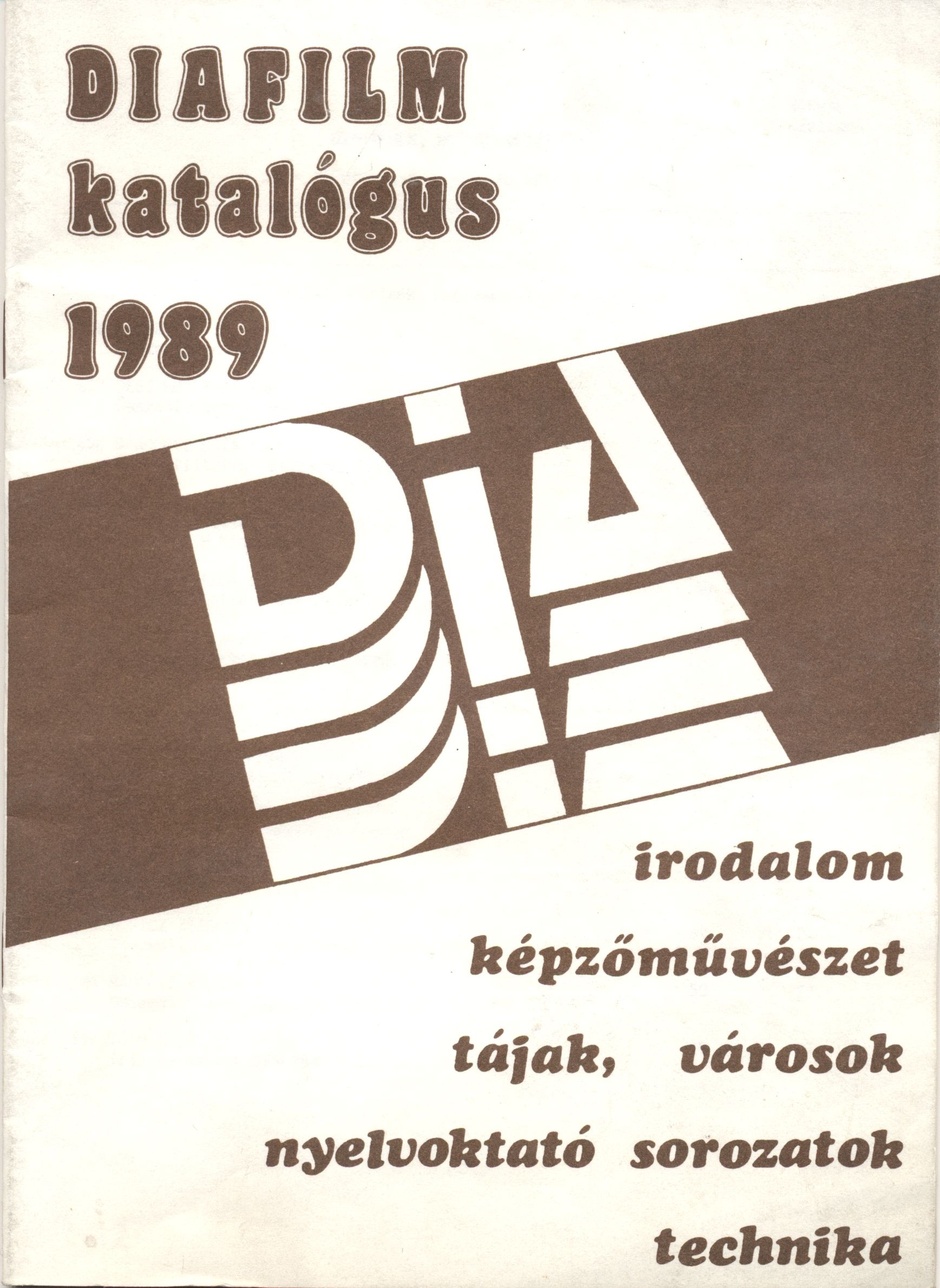 Diafilm árjegyzék (Magyar Kereskedelmi és Vendéglátóipari Múzeum CC BY-NC-SA)