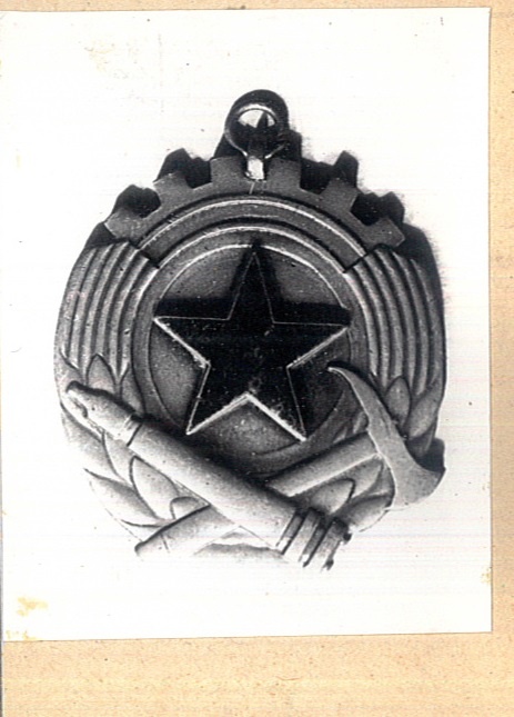 Tűzrendészeti érem ezüst fokozata (Katasztrófavédelem Központi Múzeuma CC BY-NC-SA)