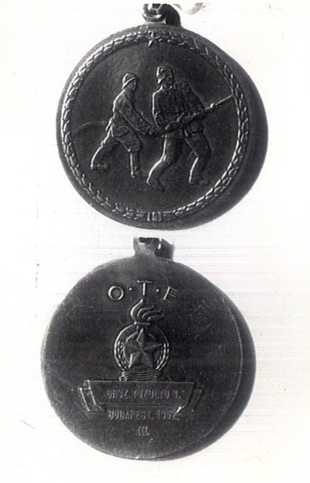 Országos Tűzoltó Verseny III. díja 1952. (Katasztrófavédelem Központi Múzeuma CC BY-NC-SA)