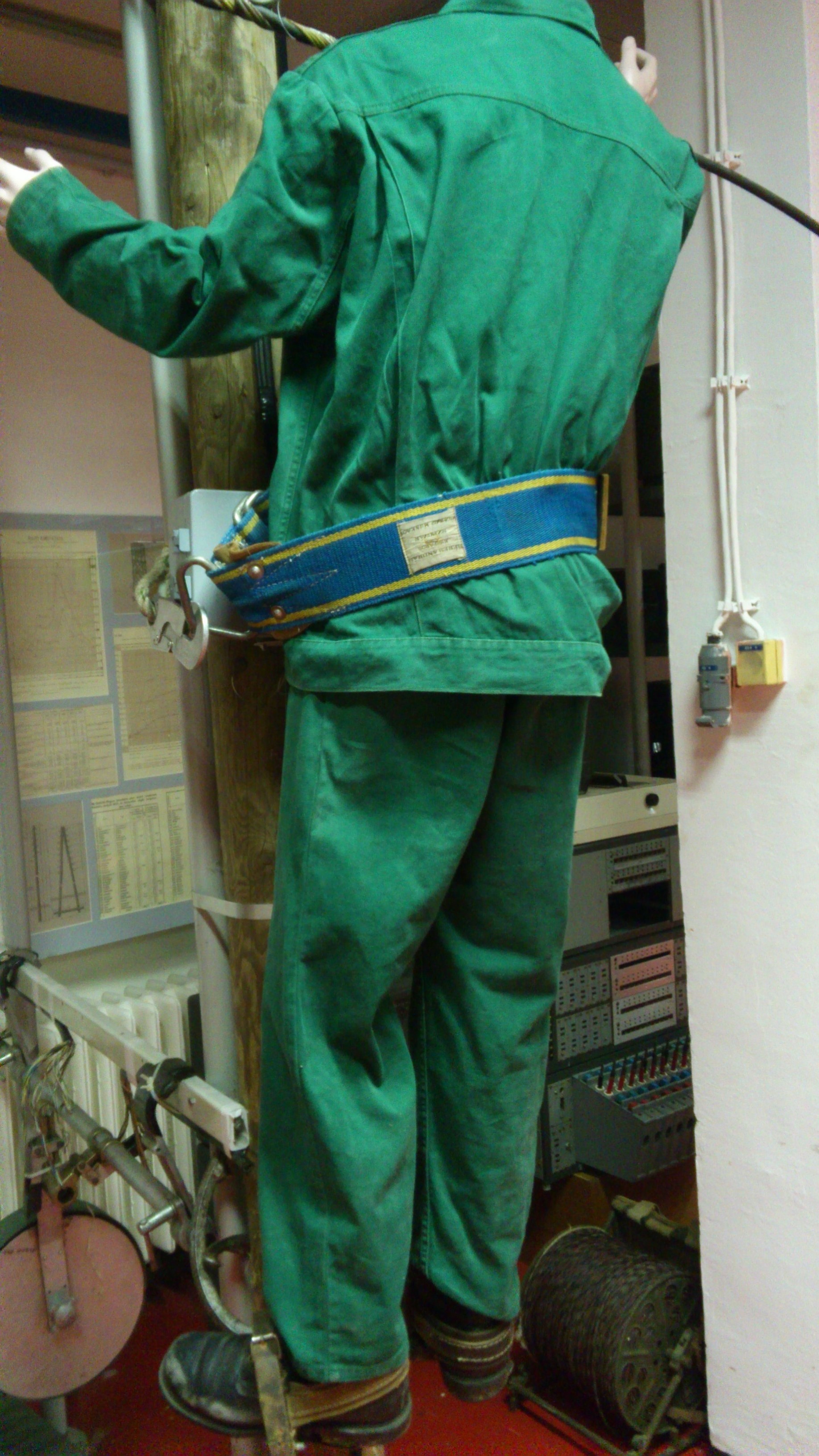 Szerelő ruha (HÁLÉP) férfi dzseki (Postamúzeum CC BY-NC-SA)