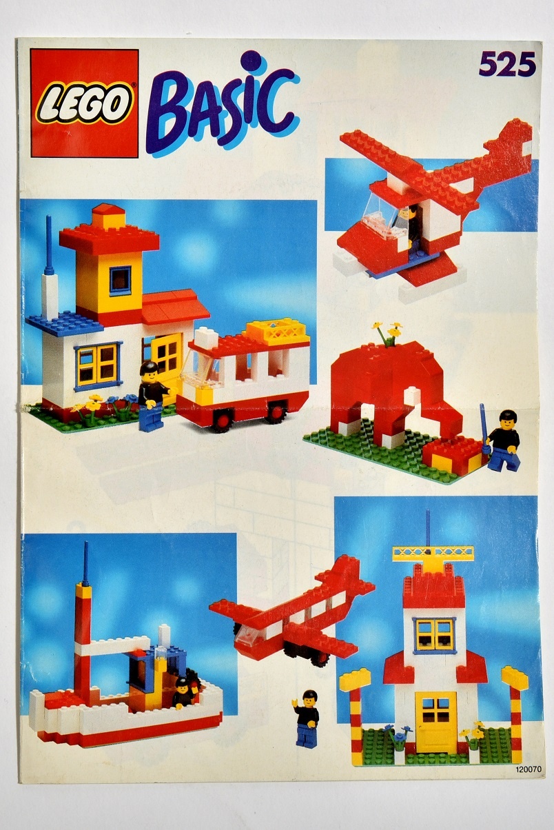 LEGO Basic 525. összeszerelési útmutató (Óbudai Múzeum CC BY-NC-SA)