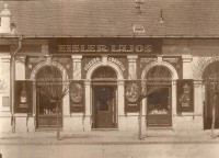 Eisler Lajos csemege boltja Szentes 1928.