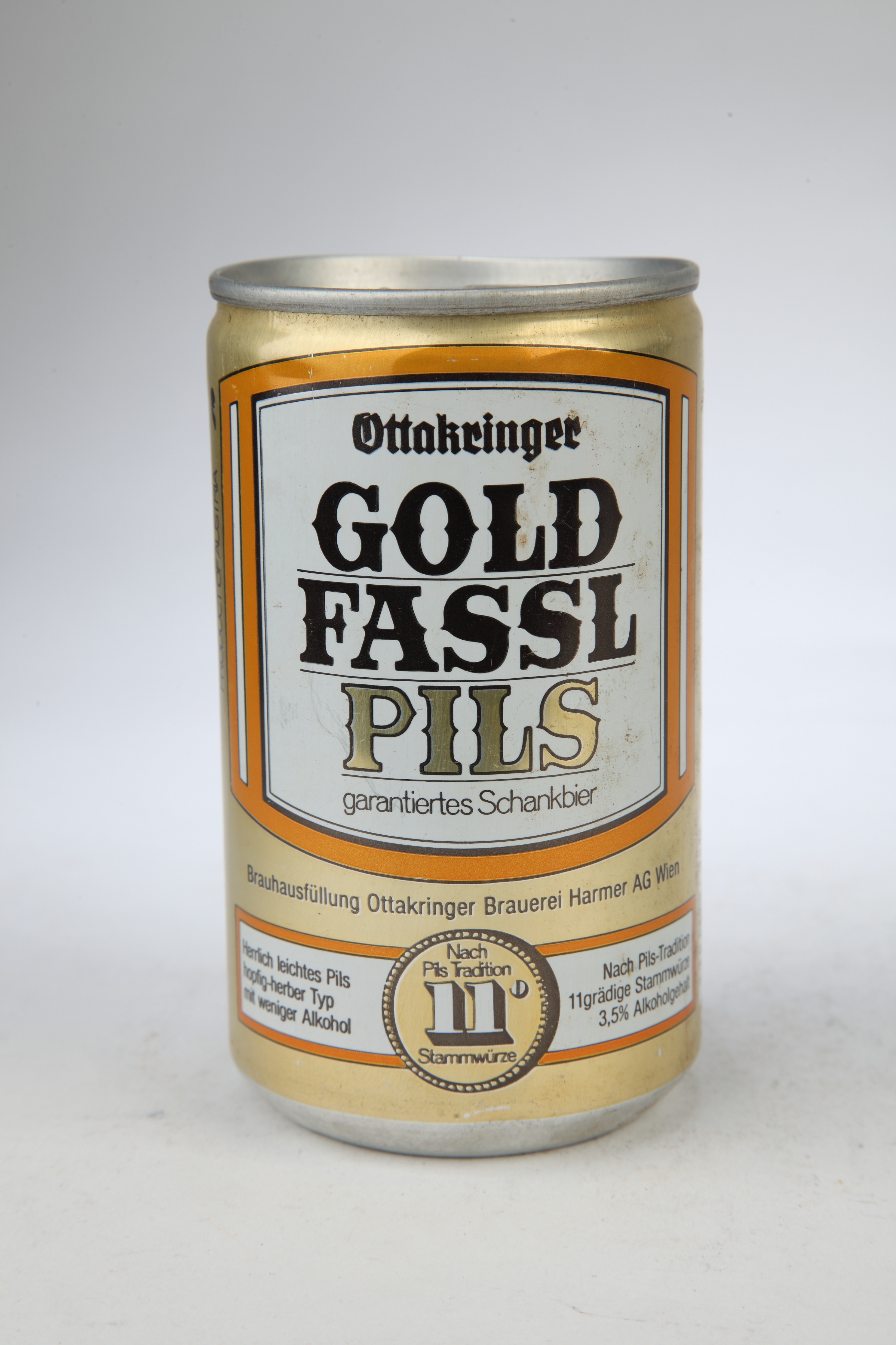 Gold Fassl sörösdoboz (Magyar Kereskedelmi és Vendéglátóipari Múzeum CC BY-NC-SA)