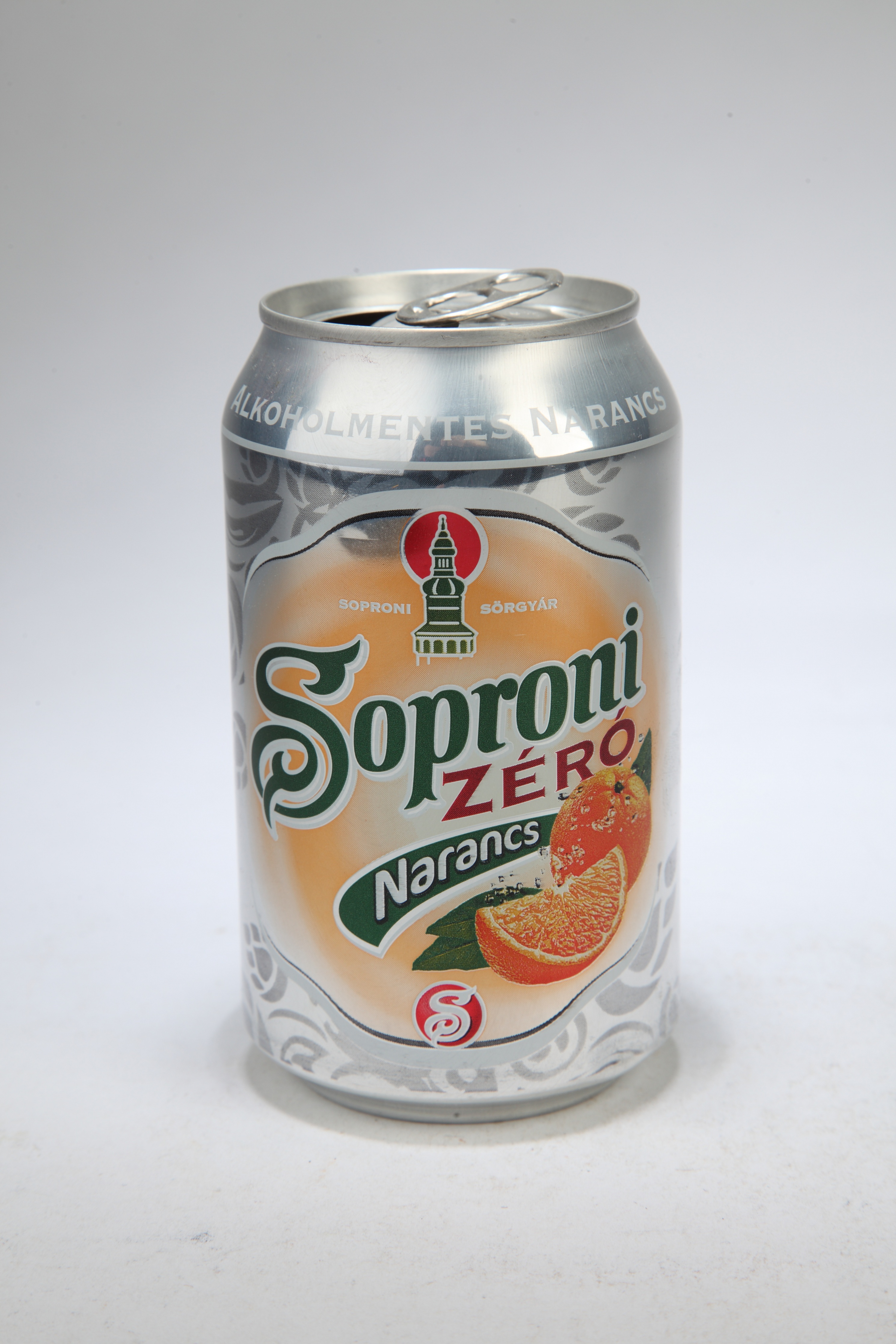 Soproni narancs sörkészítmény doboza (Magyar Kereskedelmi és Vendéglátóipari Múzeum CC BY-NC-SA)