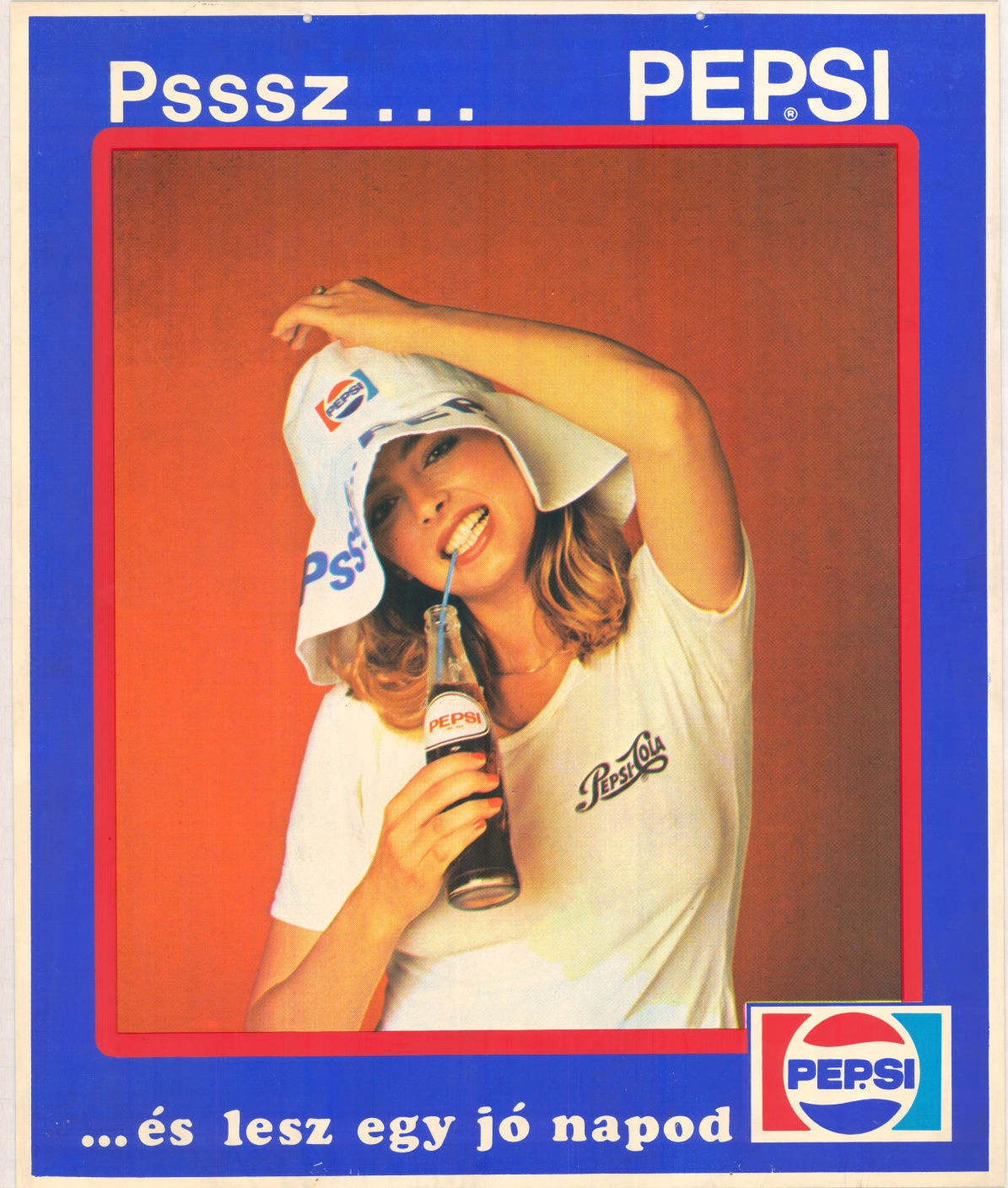 Pepsi reklám (Magyar Kereskedelmi és Vendéglátóipari Múzeum CC BY-NC-SA)