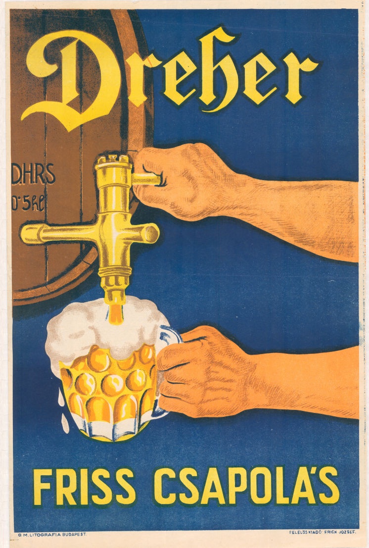 Dreher kisplakát (Magyar Kereskedelmi és Vendéglátóipari Múzeum CC BY-NC-SA)
