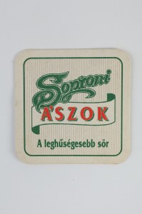 Soproni ászok söralátét