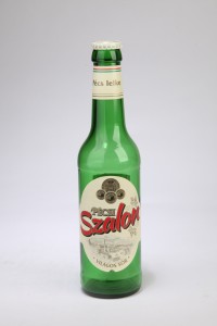 Pécsi Szalon sör üvege