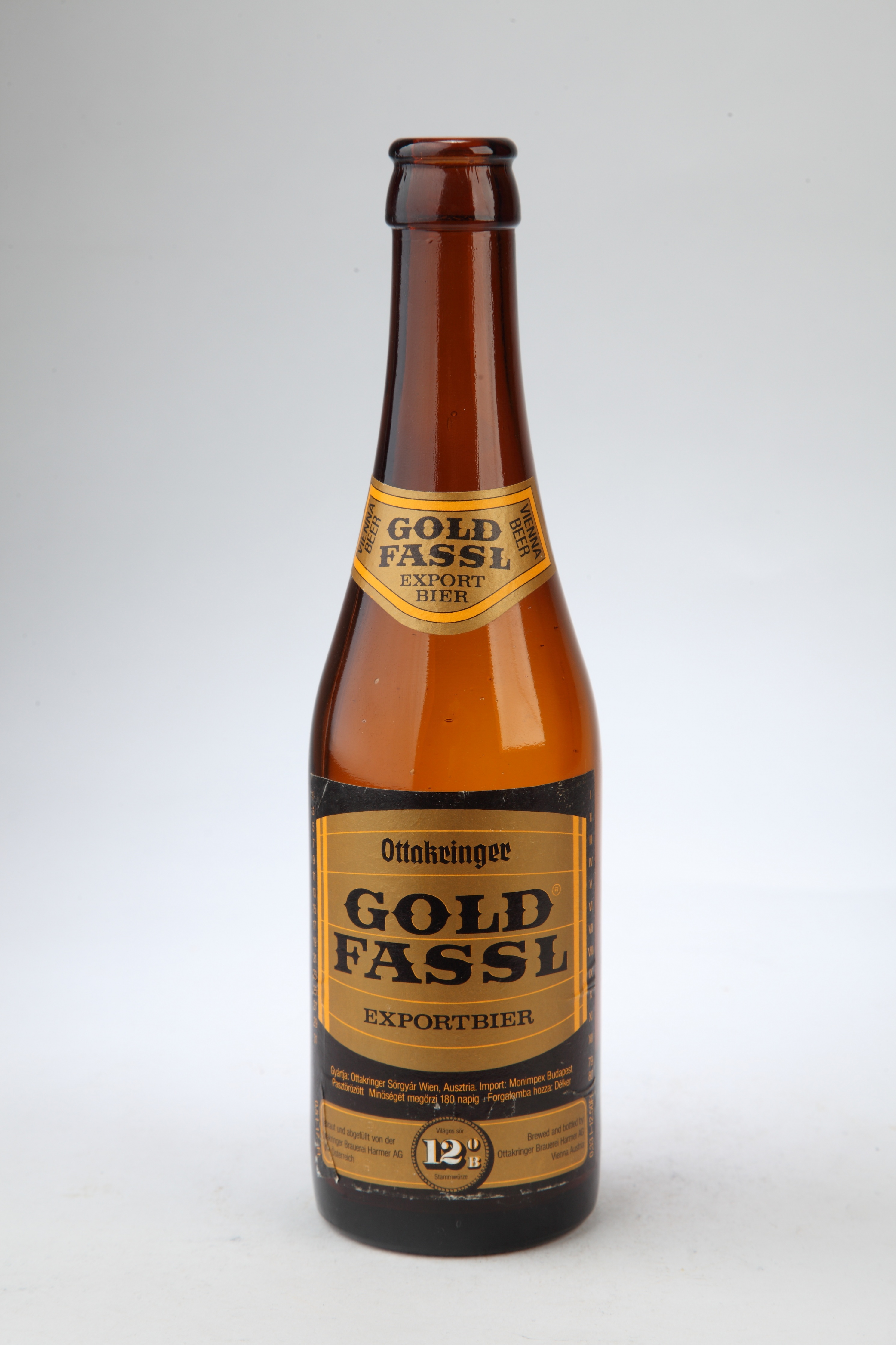 Gold Fassl sörösüveg (Magyar Kereskedelmi és Vendéglátóipari Múzeum CC BY-NC-SA)