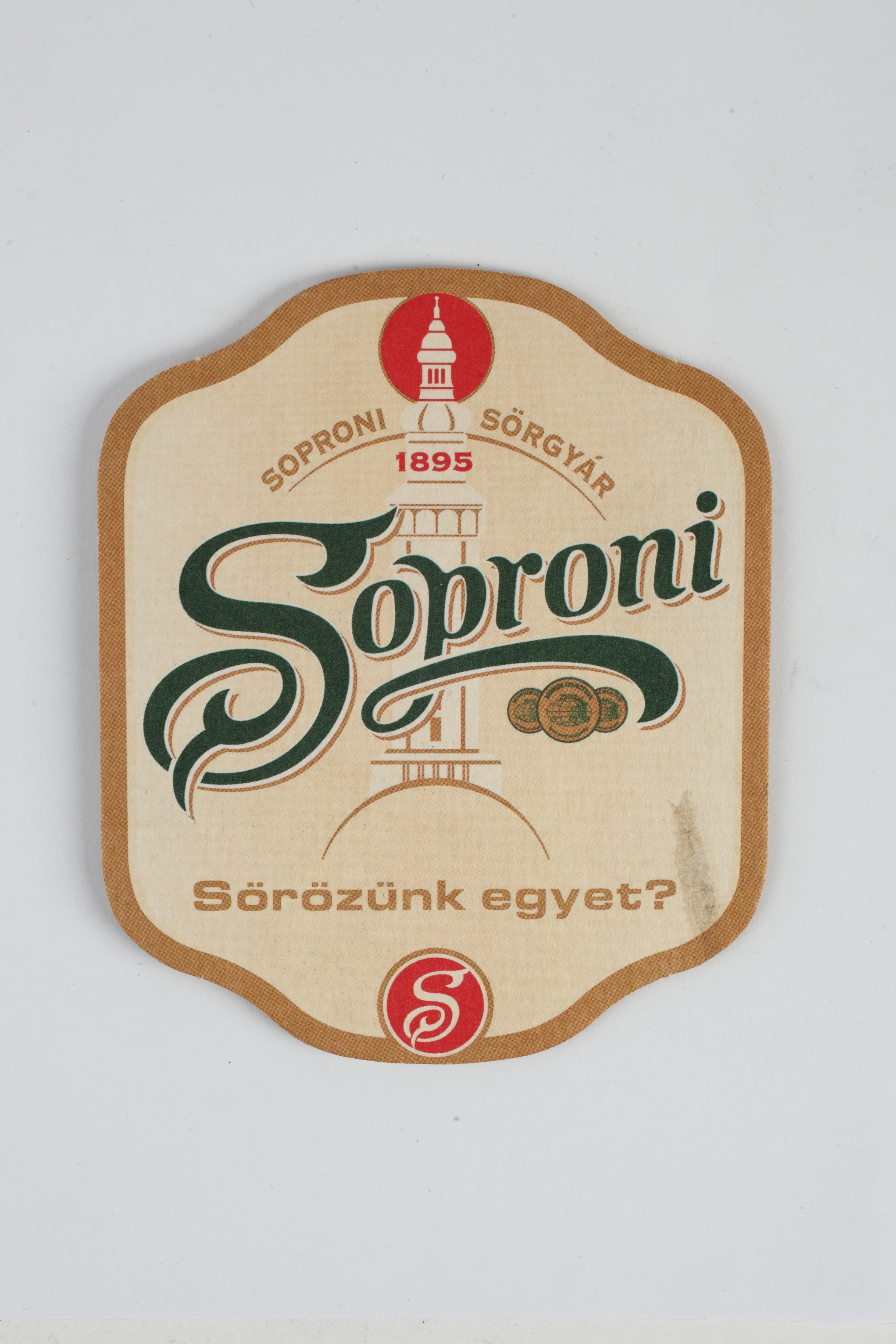 Soproni söralátét (Magyar Kereskedelmi és Vendéglátóipari Múzeum CC BY-NC-SA)