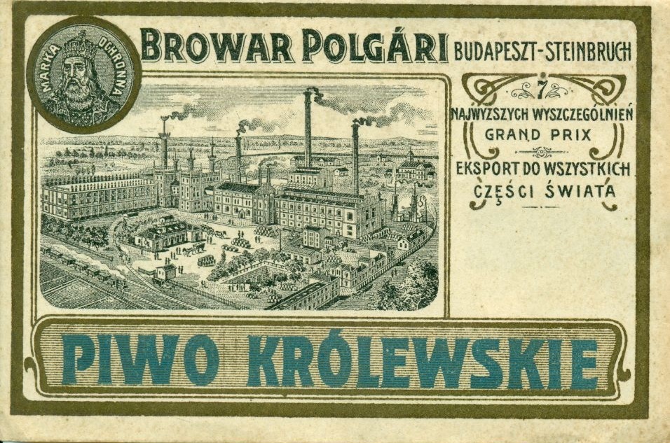 Polgári Serfőző címke (Magyar Kereskedelmi és Vendéglátóipari Múzeum CC BY-NC-SA)