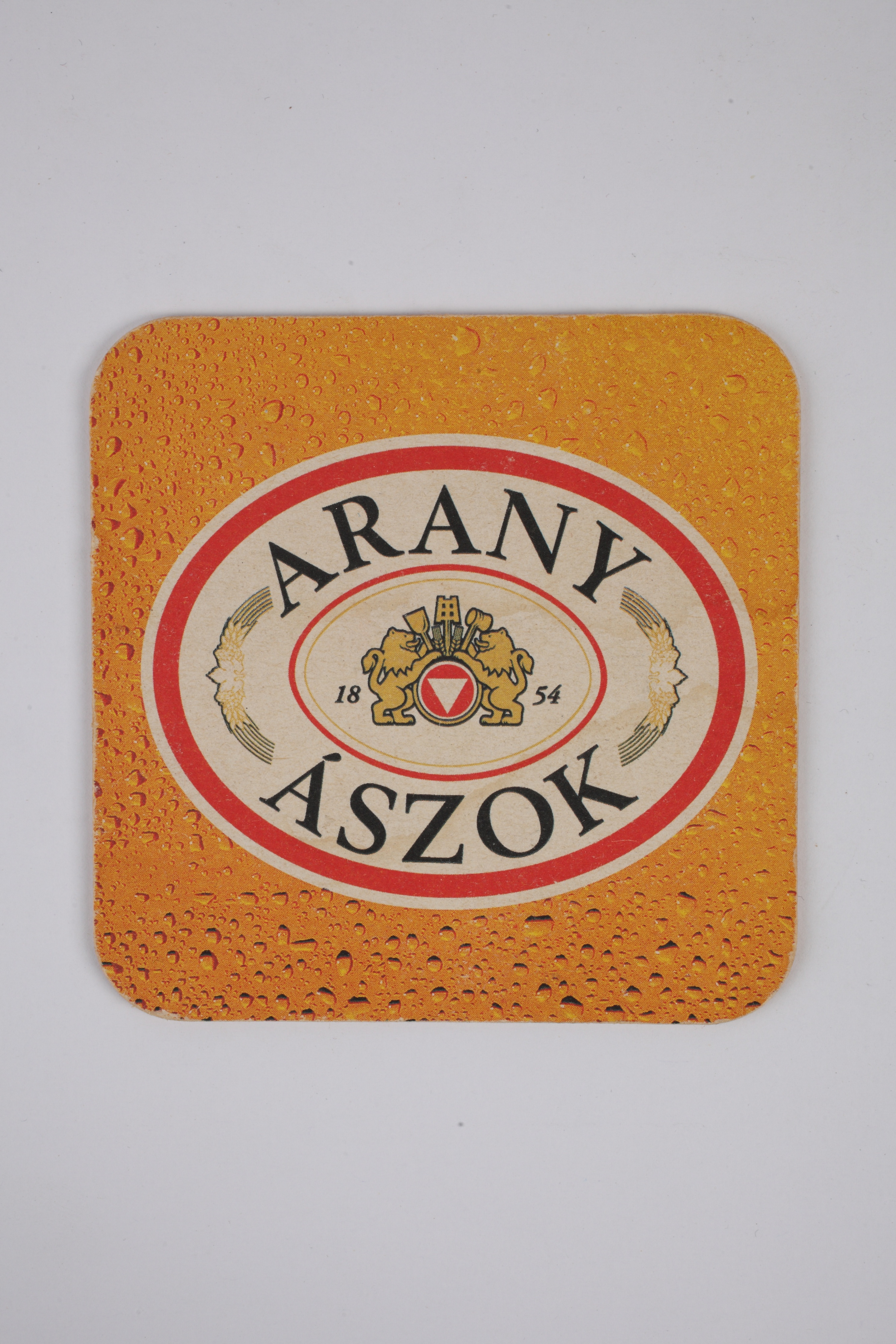 Arany Ászok söralátét (Magyar Kereskedelmi és Vendéglátóipari Múzeum CC BY-NC-SA)