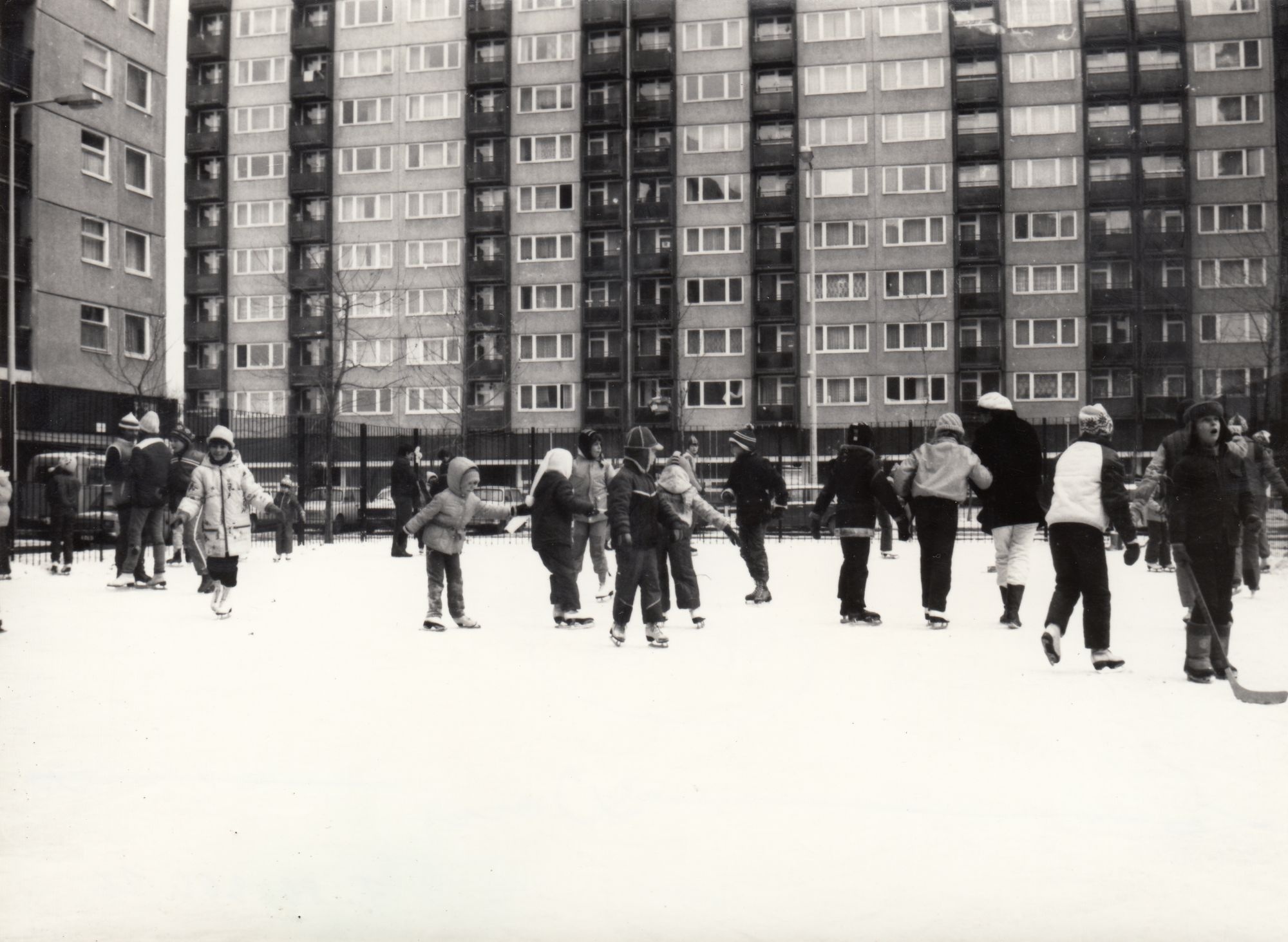 Kárpát utcai lakótelep (Angyalföldi Helytörténeti Gyűjtemény CC BY-NC-SA)