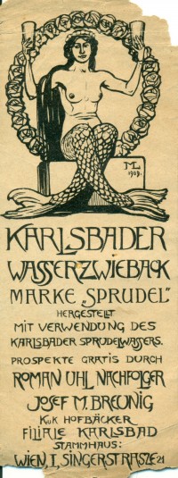 Karlsbadi víz számolócédula