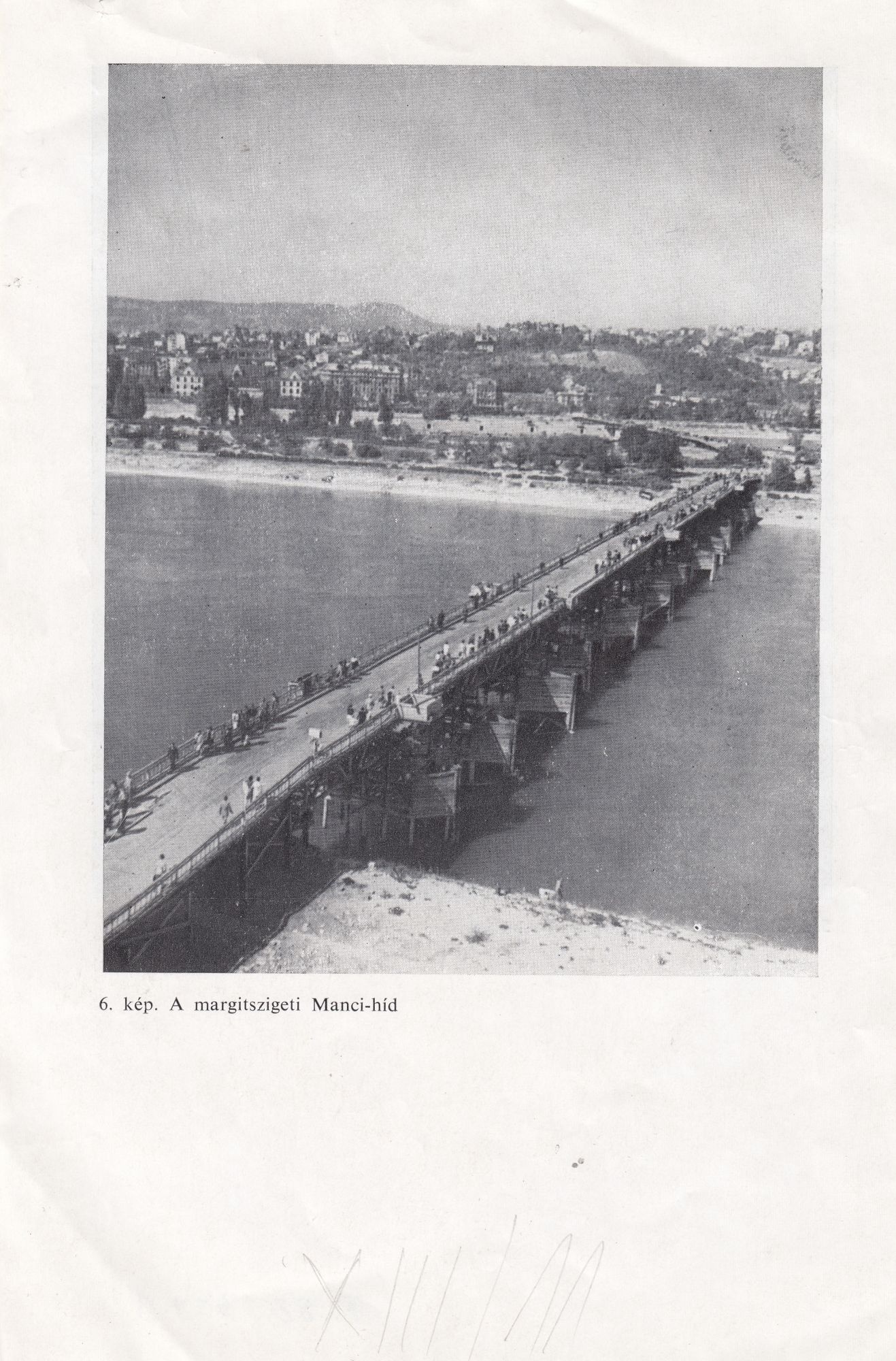 Margiszigeti Manci-híd (Angyalföldi Helytörténeti Gyűjtemény CC BY-NC-SA)