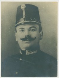 Kandikó Ferenc postaaltiszt portréja