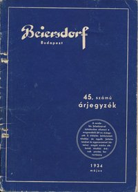 Beiersdorf árjegyzék