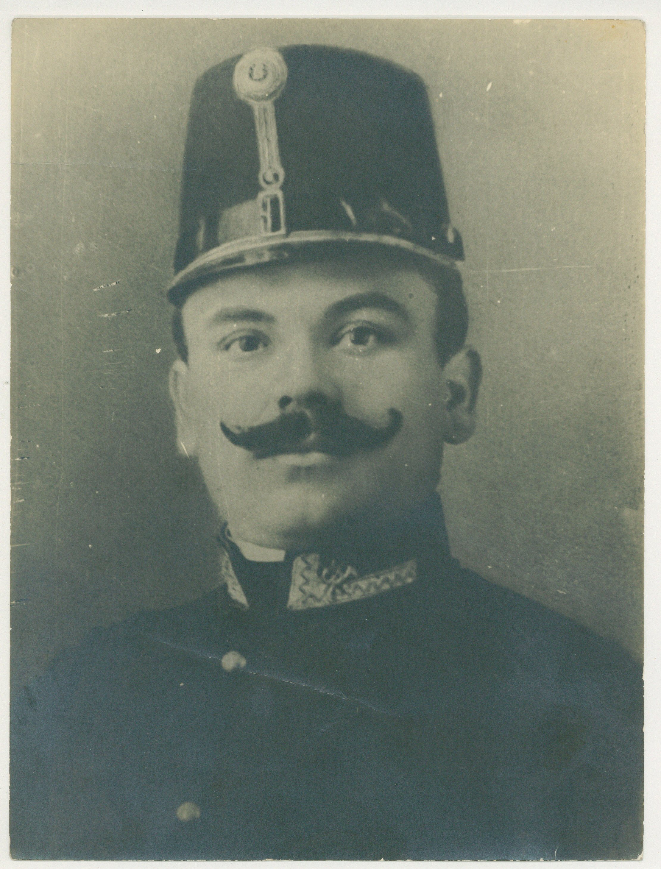 Kandikó Ferenc postaaltiszt portréja (Postamúzeum CC BY-NC-SA)