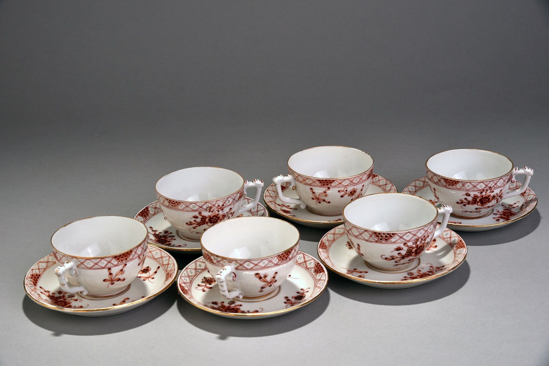 Porcelán kávéskészlet, Hüttl Tivadar Porcelángyár (Óbudai Múzeum CC BY-NC-SA)