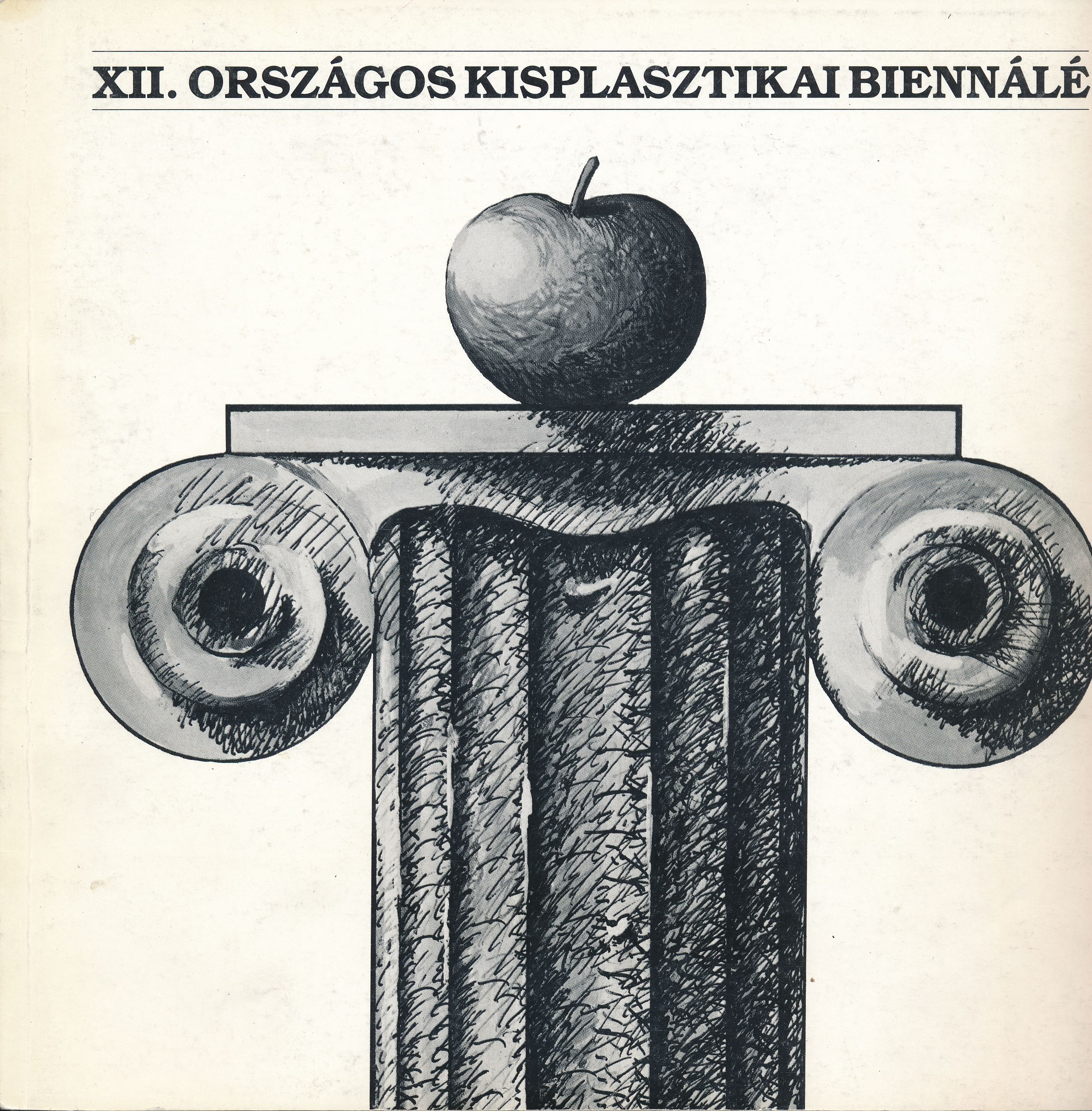 XII. Országos Kisplasztikai Biennálé Pécs 1991 (Design DigiTár – Iparművészeti archívum CC BY-NC-SA)
