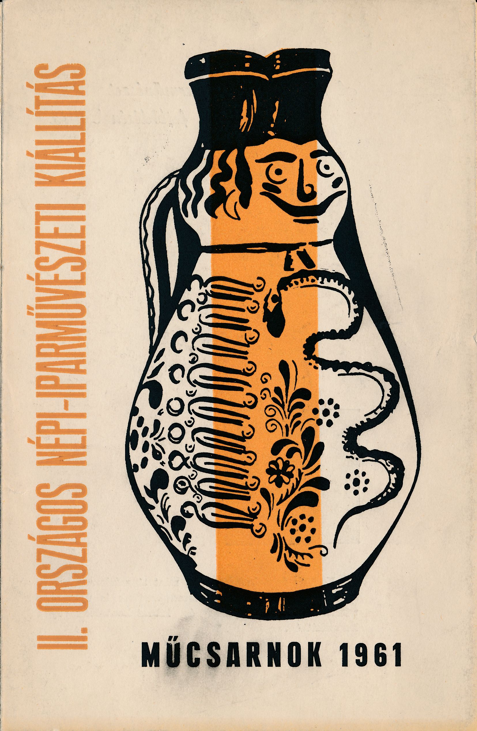 II. Országos Népi Iparművészeti Kiállítás Műcsarnok 1961 (Design DigiTár – Iparművészeti archívum CC BY-NC-SA)