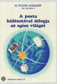 Plakát - Postai Világnap, 1983