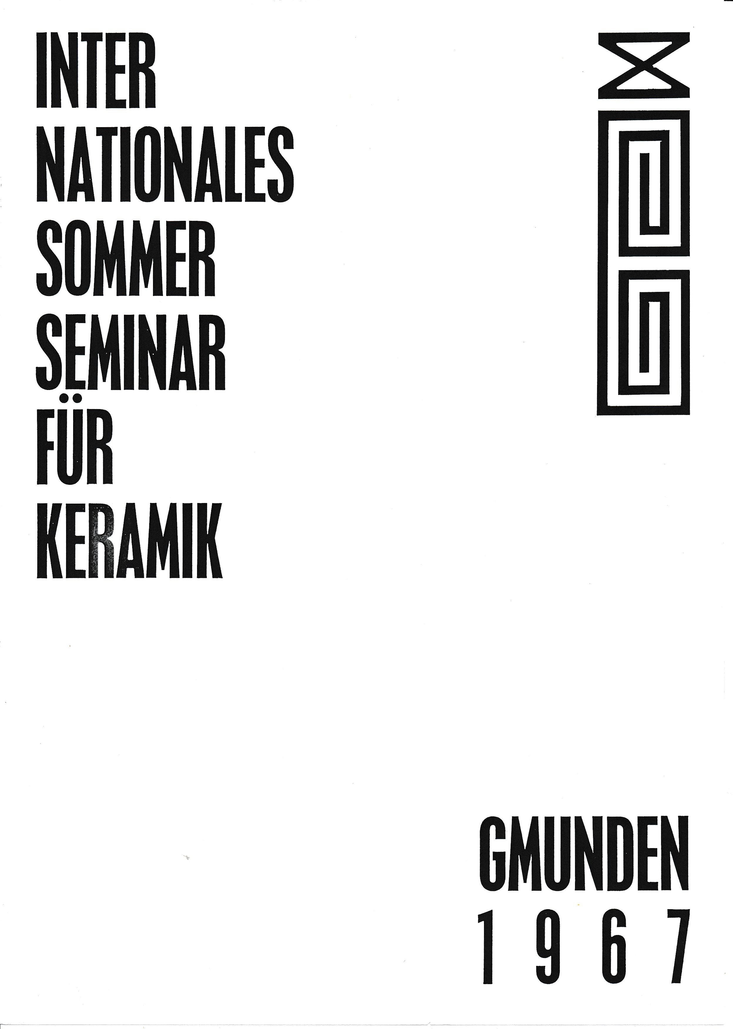 Internationales Sommer Seminar für Keramik Gmunden 1967 (Design DigiTár – Iparművészeti archívum CC BY-NC-SA)