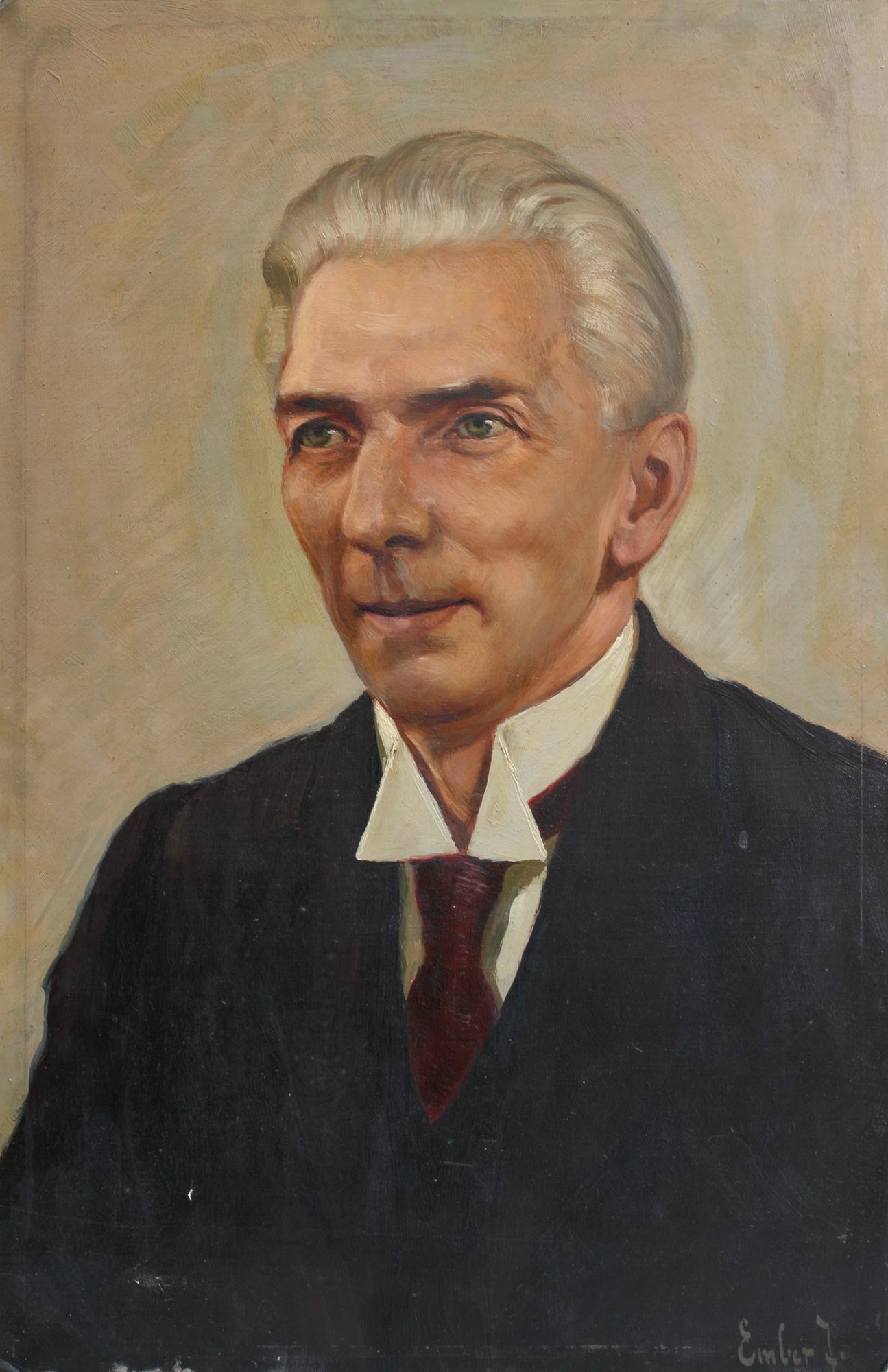 Horváth Kálmán (1883-1936) postafőtanácsos portréja (Postamúzeum CC BY-NC-SA)