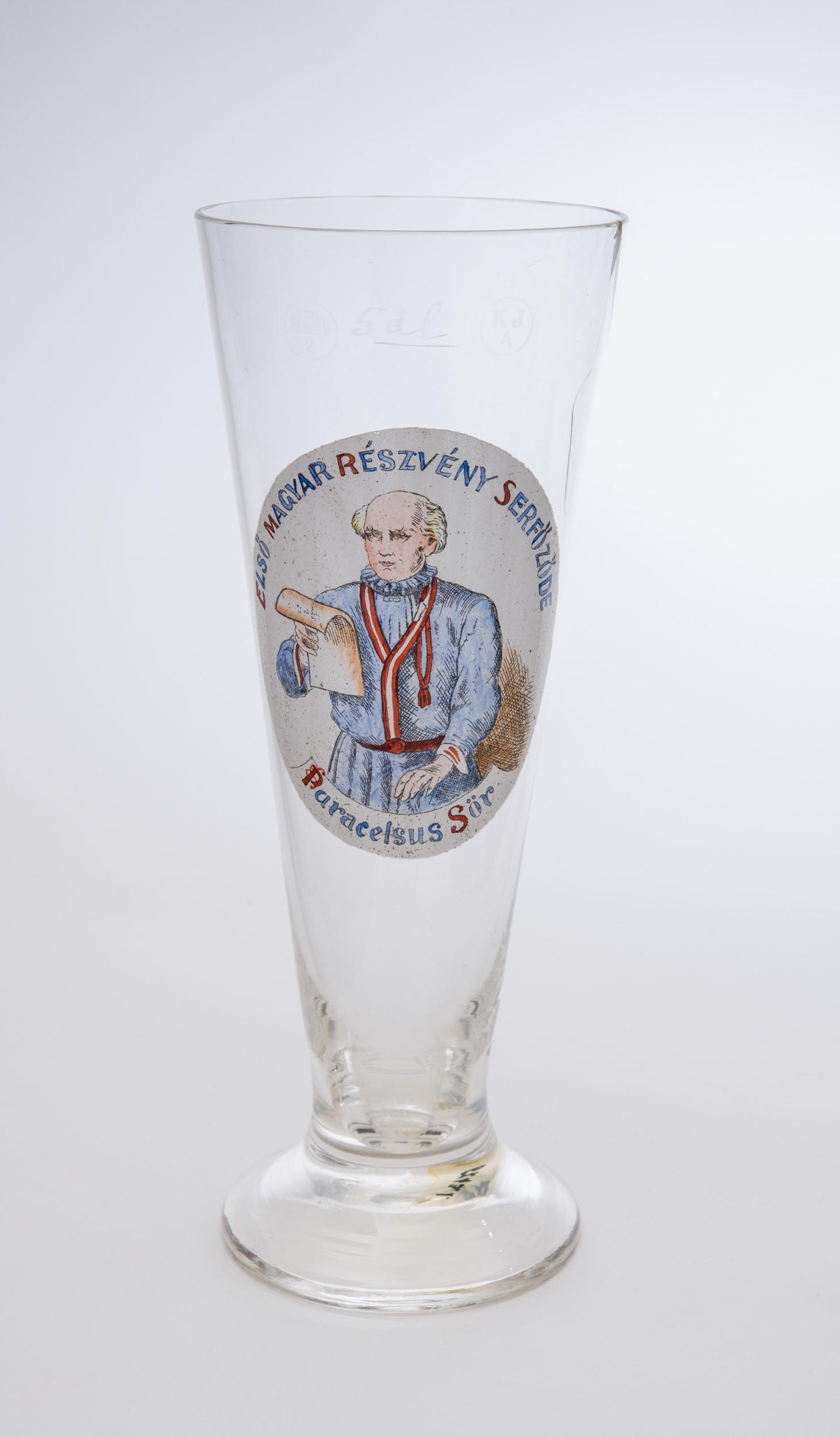 Sörös pohár (Magyar Kereskedelmi és Vendéglátóipari Múzeum CC BY-NC-SA)