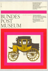 Grafikai plakát - Bundes Post Museum, 1967