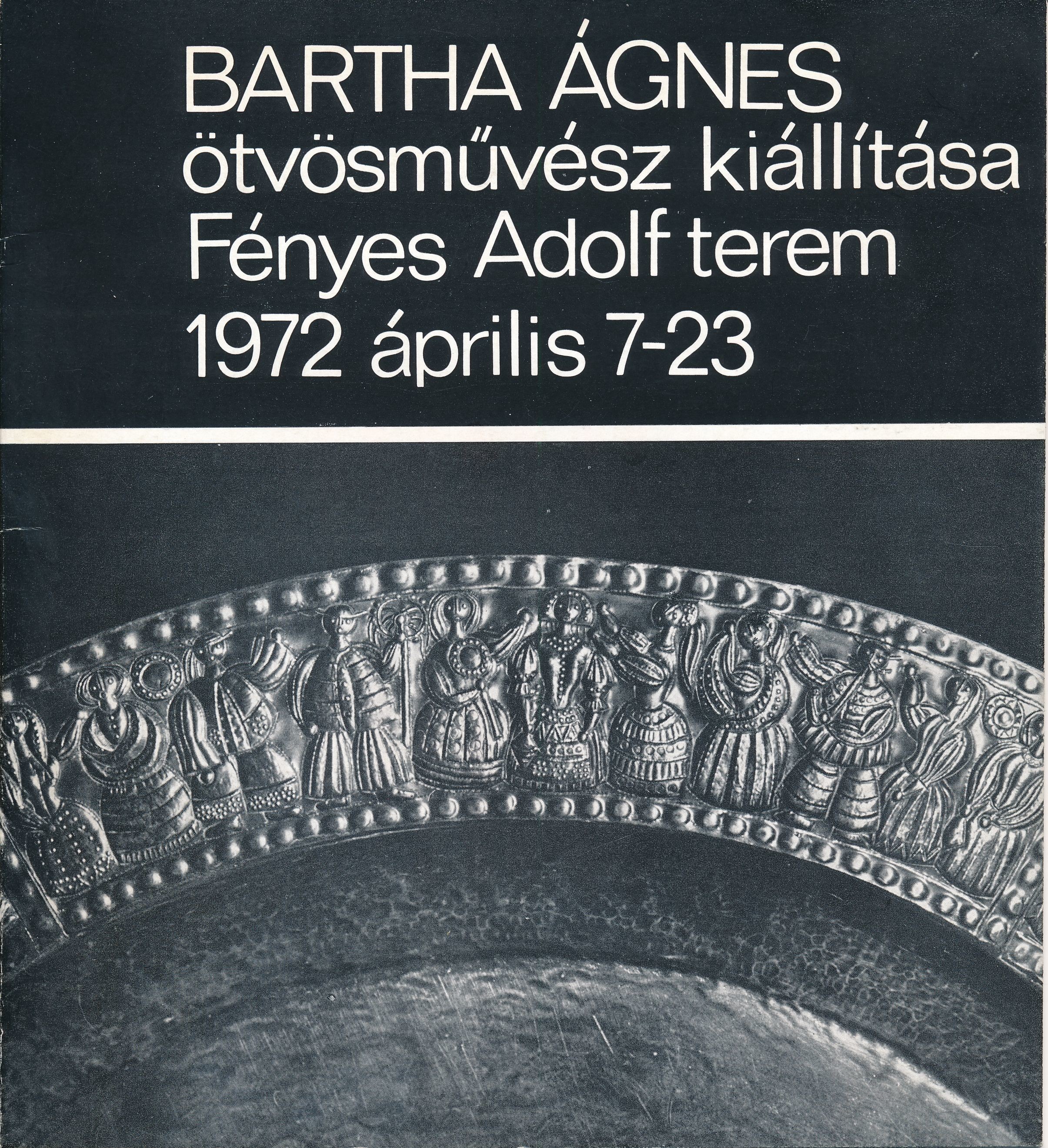 Bartha Ágnes ötvösművész kiállítása 1972 (Design DigiTár – Iparművészeti archívum CC BY-NC-SA)