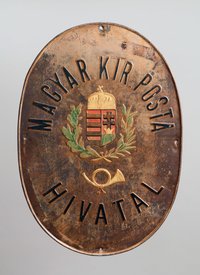 Címertábla - MAGYAR KIR. POSTA HIVATAL