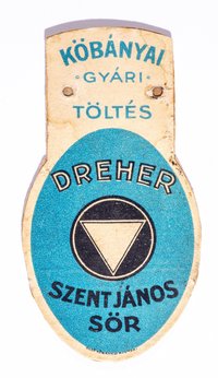 Címke - Dreher Szent János sör