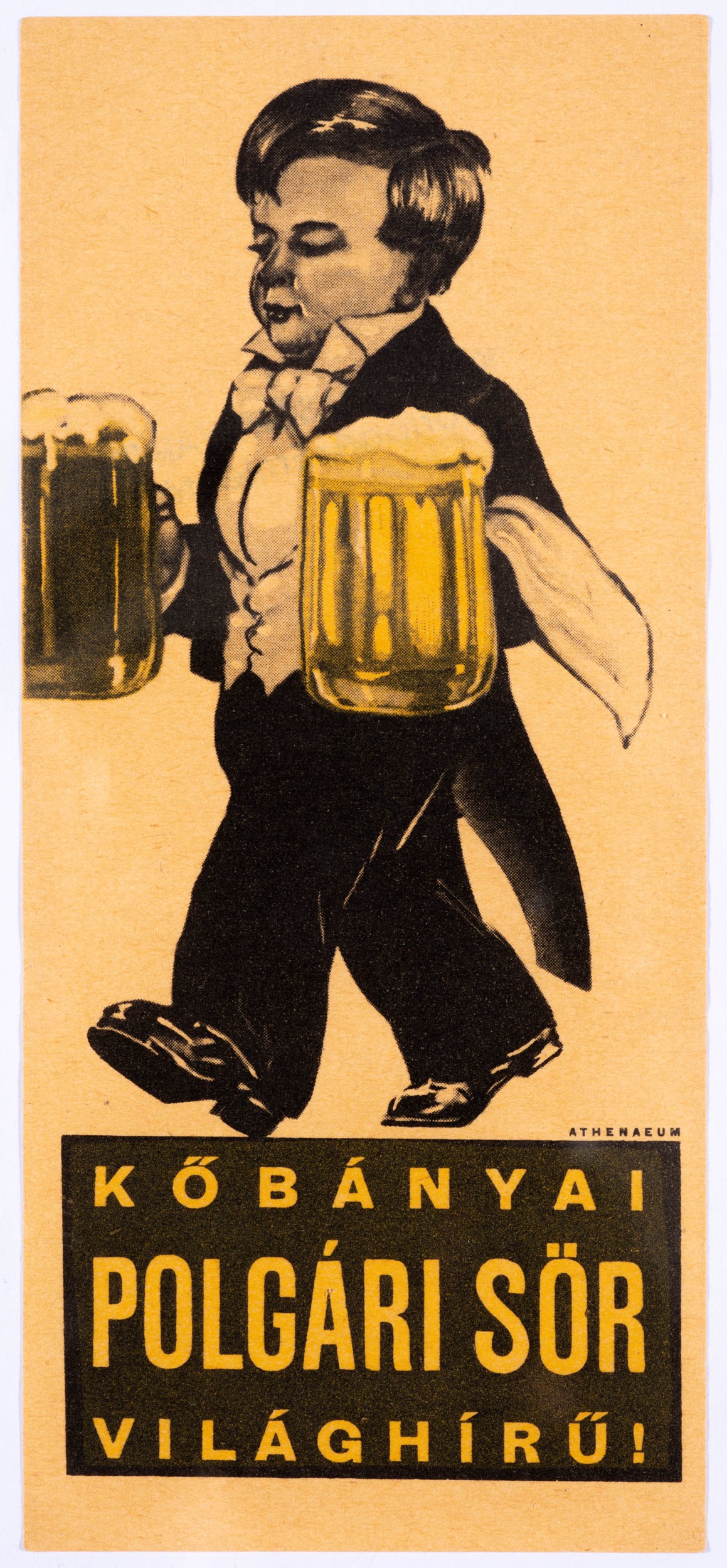 Köb.Polg.Sf.:Kőb.polg sör világhírű (Söripari Emléktár - Dreher Sörmúzeum CC BY-NC-SA)